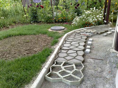 Садовые дорожки из бетона